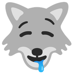 Wolf and Drooling face