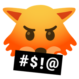 Wolf and Face with symbols on mouth