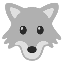 Wolf and Face without mouth