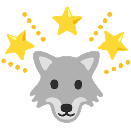 Wolf and Glowing star