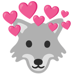 Wolf and Heart with arrow