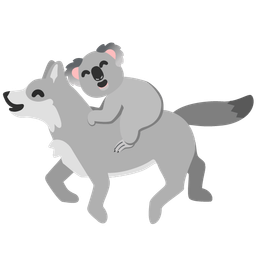 Wolf and Koala