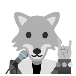 Wolf and Microphone