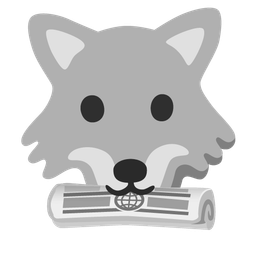 Wolf and Newspaper