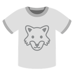 wolf and t-shirt