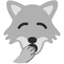 Wolf and Yawning face