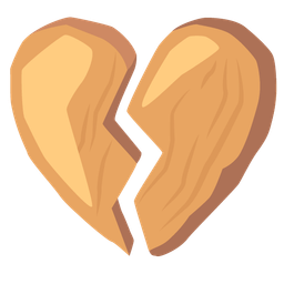 Wood and Broken heart