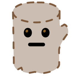 Wood and Dotted line face