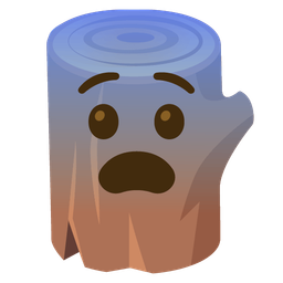 Wood and Fearful face