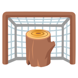 Wood and Goal net