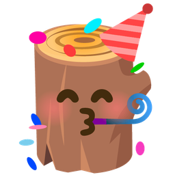 Wood and Partying face