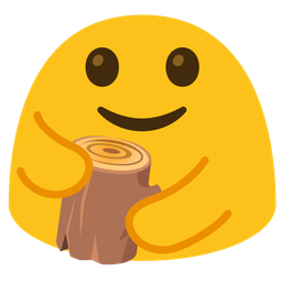 Wood and People hugging