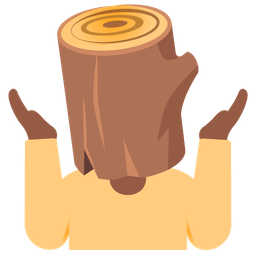 Wood and Person shrugging