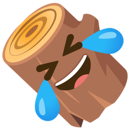 Wood and Rolling on the floor laughing