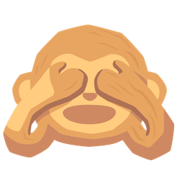 Wood and See-no-evil monkey