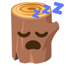 Wood and Sleeping face