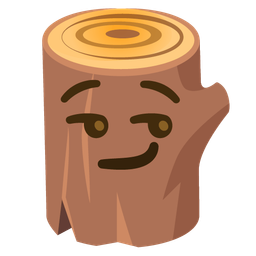 Wood and Smirking face