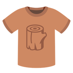 Wood and T-shirt