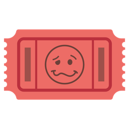 woozy face and admission tickets