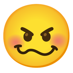 woozy face and angry face