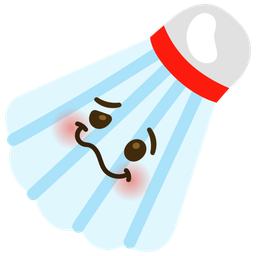 woozy face and badminton