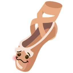 woozy face and ballet shoes