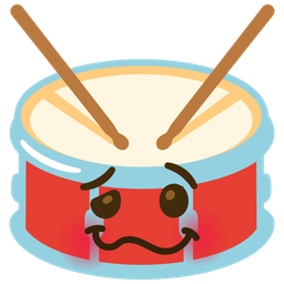 woozy face and drum