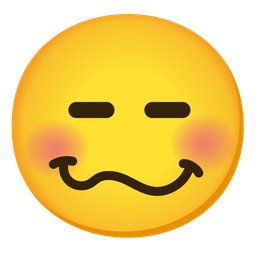 woozy face and expressionless face