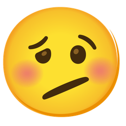 woozy face and face with diagonal mouth