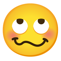 woozy face and face with rolling eyes