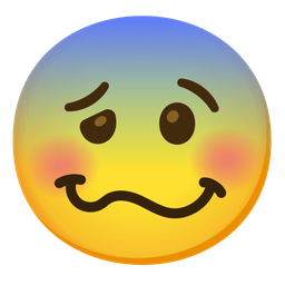 woozy face and fearful face