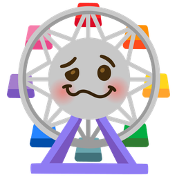 woozy face and ferris wheel