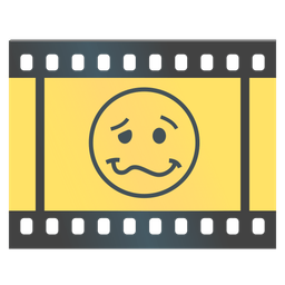 woozy face and film frames