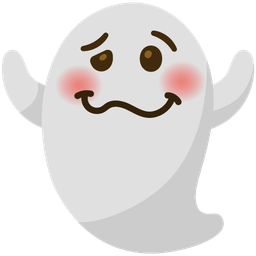 woozy face and ghost