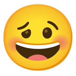 Woozy face and Grinning face