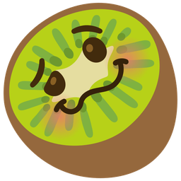 woozy face and kiwi fruit