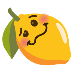 woozy face and lemon