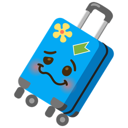 woozy face and luggage