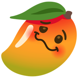 woozy face and mango