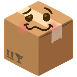 woozy face and package