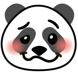 woozy face and panda