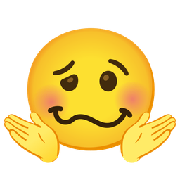 woozy face and person shrugging