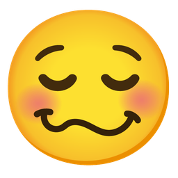 woozy face and relieved face