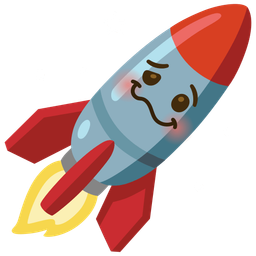 woozy face and rocket