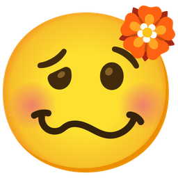 woozy face and rosette