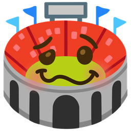 woozy face and stadium