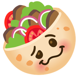 woozy face and stuffed flatbread