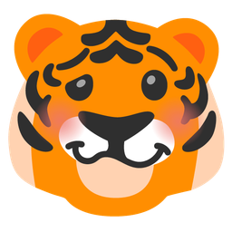 woozy face and tiger face