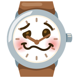 woozy face and watch