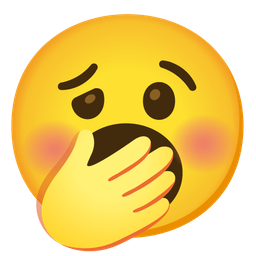 woozy face and yawning face